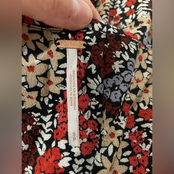 {FREE PEOPLE} Miss Right Floral Cut Out Mini Dress - Picture 5 of 5